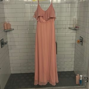 Birdy grey Jane convertible bridesmaid dress in dusty rose